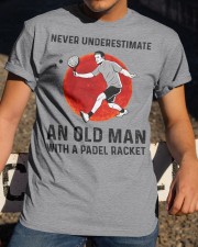 Never Underestimate An Old Man With A Padel Racket Classic T-Shirt apparel-classic-tshirt-lifestyle-28