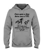 A Girl Who Really Loved Horses And Dogs Hooded Sweatshirt tile
