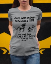 A Girl Who Really Loved Horses And Dogs Ladies T-Shirt apparel-ladies-t-shirt-lifestyle-04