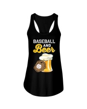 Baseball And Beer Ladies Flowy Tank tile