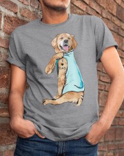 Golden Retriever - I Love Dad Classic T-Shirt apparel-classic-tshirt-lifestyle-26