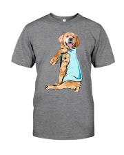 Golden Retriever - I Love Dad Classic T-Shirt front
