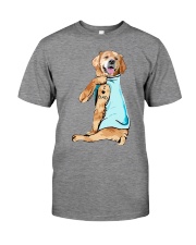 Golden Retriever - I Love Dad Premium Fit Mens Tee tile