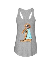 Golden Retriever - I Love Dad Ladies Flowy Tank tile