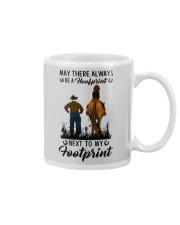 There Always Be A Hoofprint Next To My Footprint Mug tile