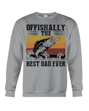 Offishally The Best Dad Ever Crewneck Sweatshirt tile