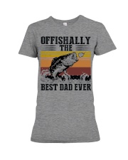 Offishally The Best Dad Ever Premium Fit Ladies Tee tile