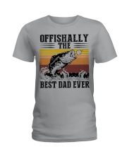 Offishally The Best Dad Ever Ladies T-Shirt tile