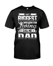 My Biggest Reason For Living Call Me Dad Classic T-Shirt tile