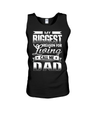 My Biggest Reason For Living Call Me Dad Unisex Tank tile