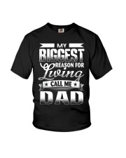 My Biggest Reason For Living Call Me Dad Youth T-Shirt tile