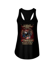 Veteran Christian Ladies Flowy Tank tile