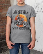 Never Underestimate An Old Man With A Motorcycle Classic T-Shirt apparel-classic-tshirt-lifestyle-31