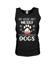 My House Is Custom Designed By Dogs Unisex Tank tile