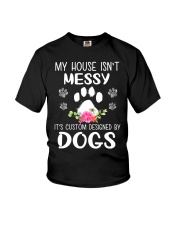 My House Is Custom Designed By Dogs Youth T-Shirt tile