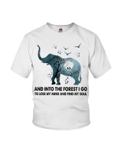 And Into The Forest I Go Youth T-Shirt tile