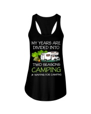 My Years Are Divided Into Two Seasons Ladies Flowy Tank tile