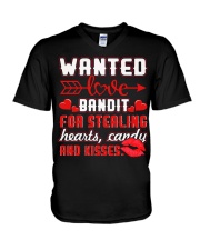Stealing Hearts Candy And Kisses V-Neck T-Shirt tile