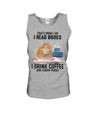 I Read Books - I Drink Coffee And I Know Things Unisex Tank tile
