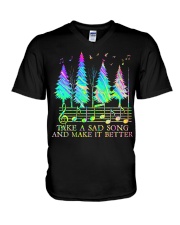 Take A Sad Song And Make It Better V-Neck T-Shirt tile