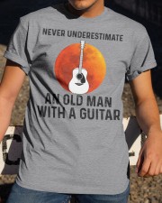 An Old Man With A Guitar Classic T-Shirt apparel-classic-tshirt-lifestyle-28