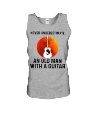 An Old Man With A Guitar Unisex Tank tile