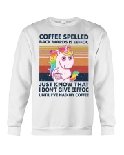 Coffee Spelled Crewneck Sweatshirt tile