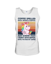 Coffee Spelled Unisex Tank tile