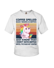 Coffee Spelled Youth T-Shirt tile