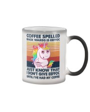 Coffee Spelled Color Changing Mug tile