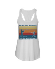 Father And Daughter Best Friends For Life Ladies Flowy Tank tile
