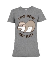 Stay Home And Sleep Premium Fit Ladies Tee tile