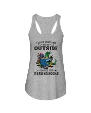I Could Spend Days With No Outside Ladies Flowy Tank tile