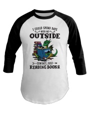 I Could Spend Days With No Outside Baseball Tee tile