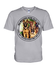 I Still Get Excited Everytime I See Shepherds V-Neck T-Shirt tile