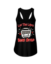 Let The Love Beat Drop Ladies Flowy Tank tile
