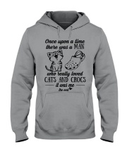 A Man Who Really Loved Cats And Crocs Hooded Sweatshirt tile