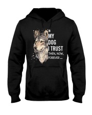 In My Dog I Trust - Then - Now - Forever Hooded Sweatshirt tile