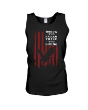 Honor The Fallen Thank The Living Unisex Tank tile