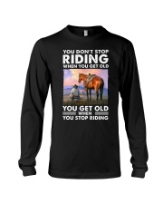 You Don't Stop Riding When You Get Old Long Sleeve Tee tile
