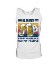 Beer - Happy Water For Fun People Unisex Tank tile