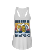 Beer - Happy Water For Fun People Ladies Flowy Tank tile