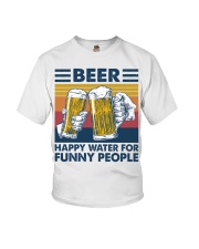 Beer - Happy Water For Fun People Youth T-Shirt tile