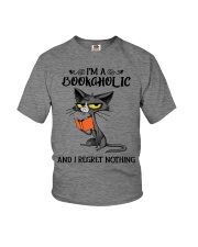 I'm A Bookaholic - And I Regret Nothing Youth T-Shirt tile