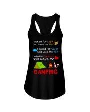 God Gave Me Camping Ladies Flowy Tank tile
