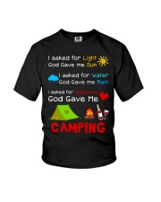 God Gave Me Camping Youth T-Shirt tile
