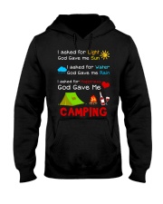 God Gave Me Camping Hooded Sweatshirt tile