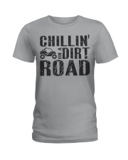 Chillin' On A Dirt Road Ladies T-Shirt tile