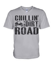 Chillin' On A Dirt Road V-Neck T-Shirt tile