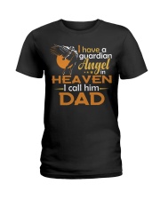 Guardian Angel Dad Ladies T-Shirt front